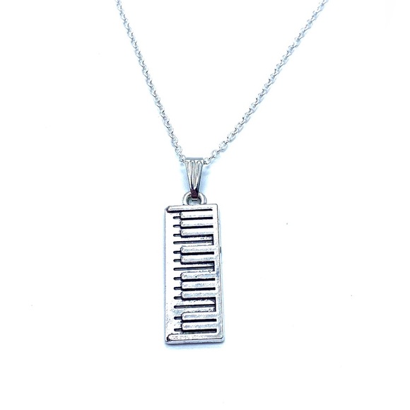Keyboard Necklace Music Band Musical Instrument Musician - Picture 4 of 8